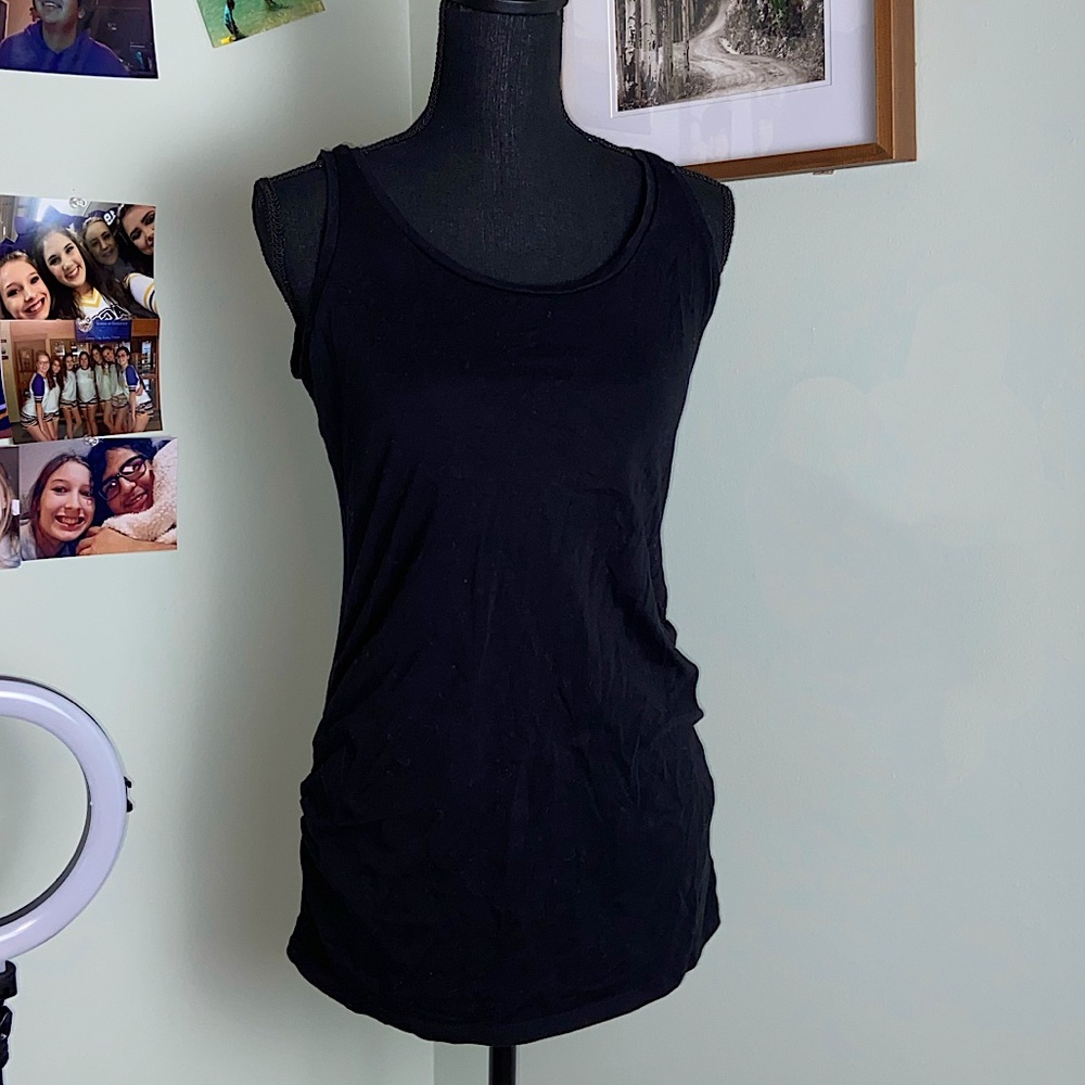 Motherhood maternity black tank top